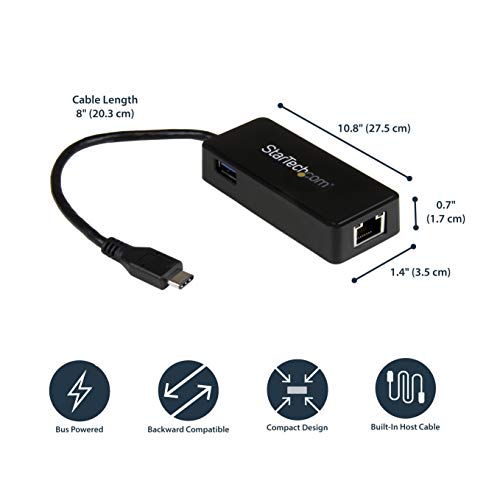 StarTech USB C to Gigabit Network Adapter