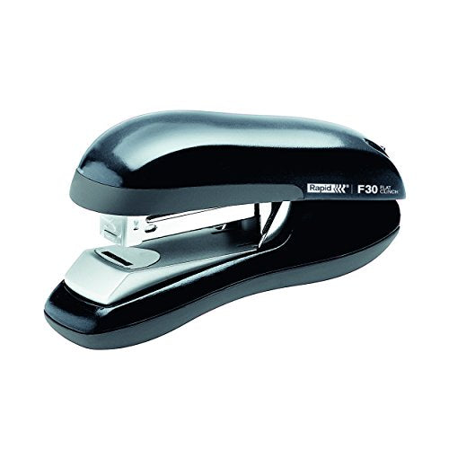 Best Value Rapid 23256500 Fashion F30 Stapler, Ergonomic Metal Body, Flat Clinch, Black, 30 Sheet Capacity