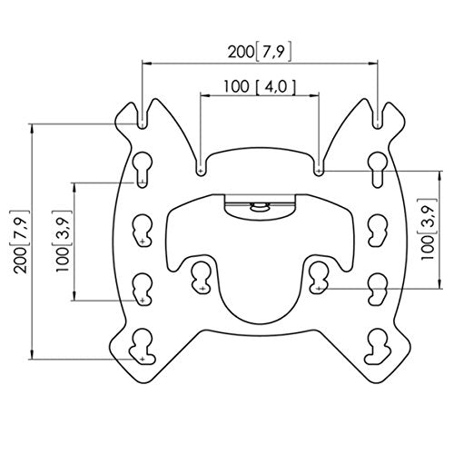 Vogel's Professional Connect-it PFI 3035 - Mounting component (interface bracket) - for LCD display - black - screen size: 19"-42"