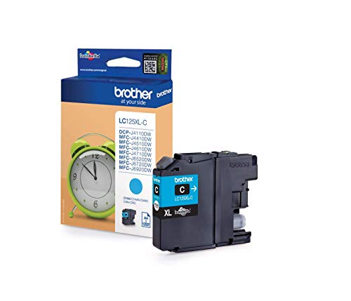 Brother LC125XLC - Super High Yield - cyan - original - ink cartridge - for Brother DCP-J4110, MFC-J4410, J4510, J4610, J4710, J6520, J6720, J6920