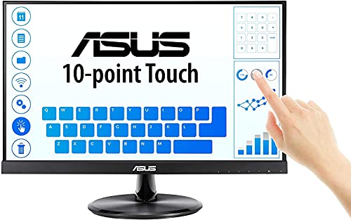 ASUS VT229H - LED monitor - 21.5" - touchscreen - 1920 x 1080 Full HD (1080p) - IPS - 250 cd/m - 1000:1 - 5 ms - HDMI, VGA - speakers - black