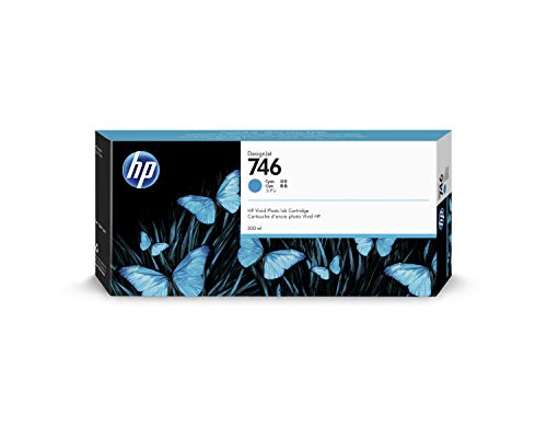 HP 746 - 300 ml - cyan - original - DesignJet - ink cartridge - for DesignJet HD Pro MFP, Z6, Z6dr, Z9+, Z9+dr