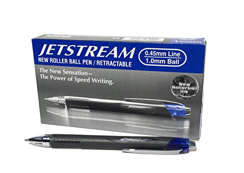 Best Value Uni-Ball SXN210 Jetstream RT Retractable Rollerball Pen Blue Ink Pack of 12