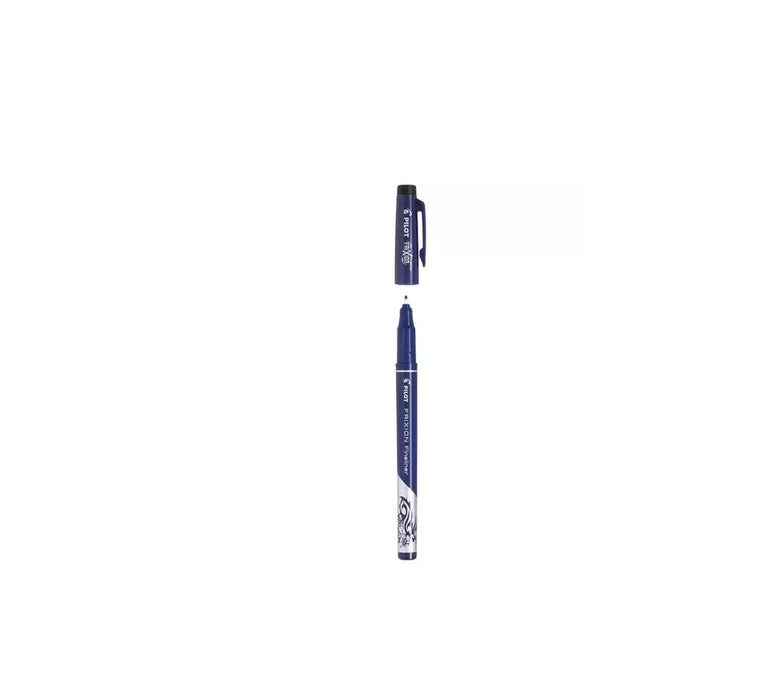 Best Value Pilot FriXion Fineliner Felt Pen 1.3mm Tip Erasable (Black) - Pack of 12