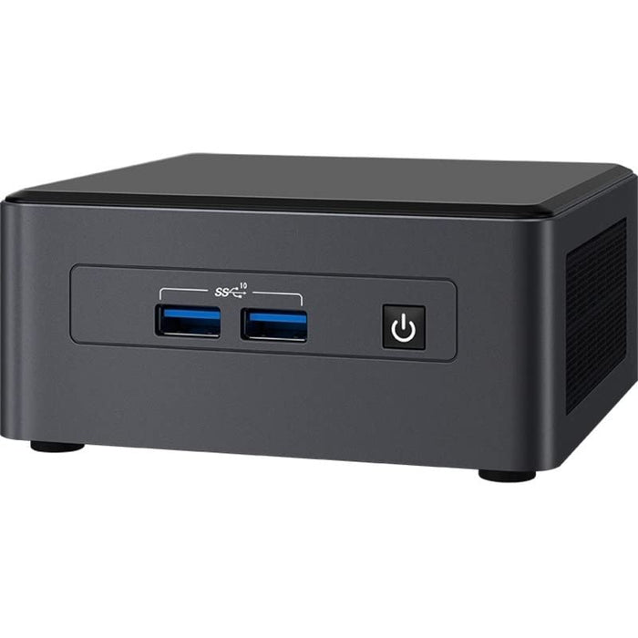 Intel Next Unit of Computing - Barebone - mini PC - 1 x Core i5 1135G7 - RAM 0 GB - Iris Xe Graphics - GigE, Bluetooth 5.2 - WLAN: 802.11a/b/g/n/ac/ax, Bluetooth 5.2