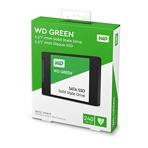 WD Green SSD WDS240G2G0A - Solid state drive - 240 GB - internal - 2.5" - SATA 6Gb/s