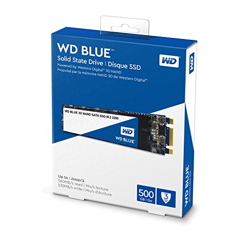 WD Blue 3D NAND SATA SSD WDS250G2B0B - Solid state drive - 250 GB - internal - M.2 2280 - SATA 6Gb/s