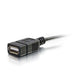 C2G Mobile Device USB Micro-B to USB Device OTG Adapter Cable - USB adapter - USB (M) to Micro-USB Type B (F) - 15 cm - black