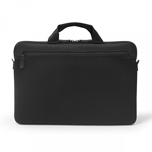 DICOTA Ultra Skin Plus PRO Laptop Sleeve 12.5" Black. The slipcase has an ultra slim and lightweight design. Soft faux fur lining protects against scratches. Padded carry handle for comfortable transportation. Zipped compartment for accessories such as mobile phones and charging cables.  Lifetime Warranty. Sleeve suitable for laptop sizes: 12.1", 12.5" and Microsoft Surface Pro 4. - DICOTA has over 20 years experience in providing professionals with high quality, stylish and durable solutions to