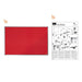 Nobo Essence Red Felt Notice Board 600X450Mm Dd