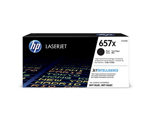 HP 657X - High Yield - black - original - LaserJet - toner cartridge (CF470X) - for LaserJet Enterprise MFP M681, LaserJet Enterprise Flow MFP M681, MFP M682