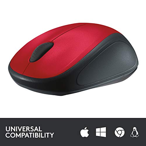 Logitech Wireless Mouse M235 (Red)