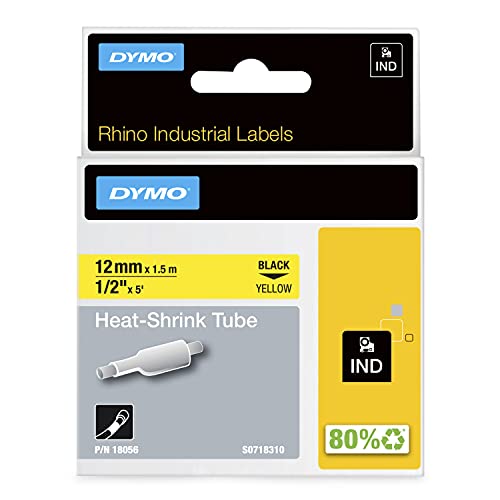 RHINO Heat Shrink Tube 12mm Yellow