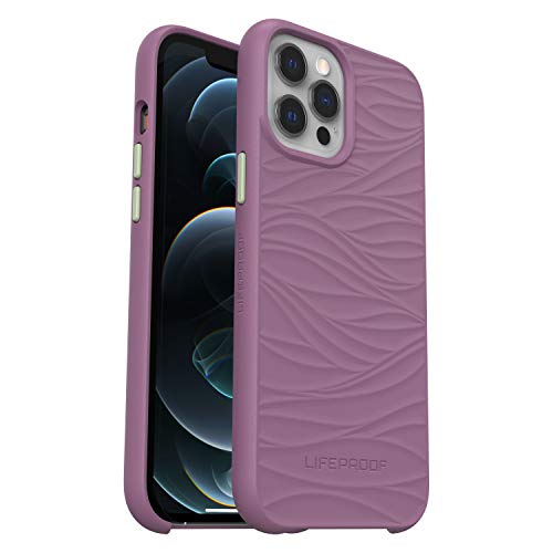 LifeProof WAKE - Back cover for mobile phone - ocean-based recycled plastic - sea urchin - ultra thin with mellow wave pattern - for Apple iPhone 12 Pro Max