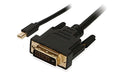 2-Power - Display cable - dual link - Mini DisplayPort (P) to DVI-D (P) - 2 m