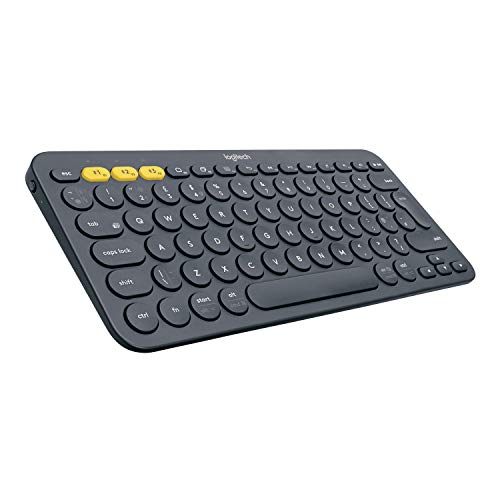 Logitech K380 Multi-Device Bluetooth Keyboard - Keyboard - Bluetooth - Nordic - black