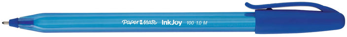 Best Value Paper Mate InkJoy 100 CAP Ball Pen with 1.0 mm Medium Tip - Blue, Pack of 50