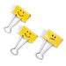 Best Value Rapesco 1354 Foldback Clips - 32mm Bright Yellow Emoji Clips (Box of 20)