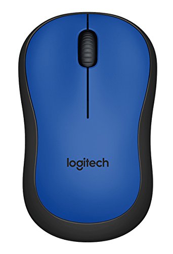 Best Value Logitech M220 Wireless Mouse, Silent Buttons, 2.4 GHz with USB Mini Receiver, 1000 DPI Optical Tracking, 18-Month Battery Life, Ambidextrous PC / Mac / Laptop - Blue