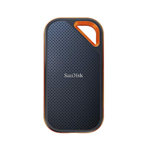 SanDisk Extreme PRO Portable V2 - Solid state drive - 4 TB - external (portable) - USB 3.2 Gen 2x2 - 256-bit AES