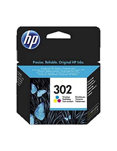 HP 302 - Colour (cyan, magenta, yellow) - original - ink cartridge - for Deskjet 11XX, 21XX, 36XX, Envy 451X, 452X, Officejet 38XX, 46XX, 52XX