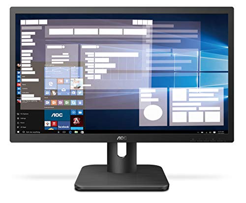 AOC 22E1Q - LED monitor - 21.5" - 1920 x 1080 Full HD (1080p) @ 60 Hz - MVA - 250 cd/m - 3000:1 - 5 ms - HDMI, VGA, DisplayPort - speakers