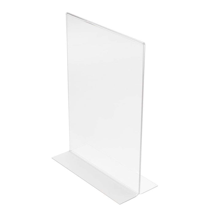 Best Value Announce 47901 A5 Portrait Stand Up Sign Holder, Crystal Clear