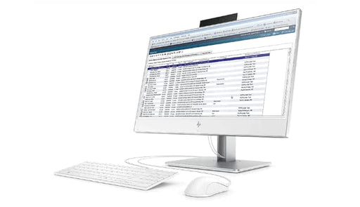 HP EliteOne 800 G5 - Healthcare Edition - all-in-one - Core i5 9500 / 3 GHz - vPro - RAM 8 GB - SSD 256 GB - NVMe, TLC - DVD-Writer - UHD Graphics 630 - GigE - WLAN: 802.11ac, Bluetooth 5.0 - Win 10 Pro 64-bit - monitor: LED 23.8" 1920 x 1080 (Full HD) touchscreen - keyboard: UK