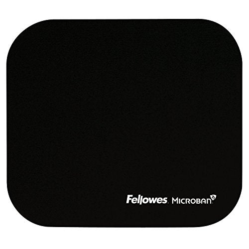 Best Value Fellowes 5933907 Mouse Pad with Microban Antibacterial Protection - Black