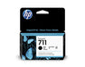 HP 711 - CZ129A - 1 x Black - Ink cartridge - For DesignJet T120 ePrinter, T520 ePrinter