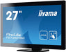 iiyama ProLite T2736MSC-B1 - LED monitor - 27" (27" viewable) - touchscreen - 1920 x 1080 Full HD (1080p) @ 60 Hz - A-MVA - 300 cd/m - 3000:1 - 4 ms - HDMI, VGA, DisplayPort - speakers - black