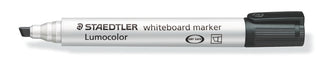 Best Value Staedtler Lumocolor Whiteboard Marker 351 B-9 with Chisel Tip - Black, Pack of 10