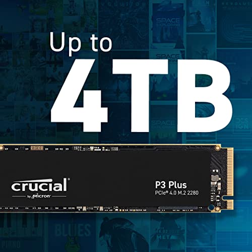 Crucial P3 Plus - SSD - 500 GB - internal - M.2 2280 - PCIe 4.0