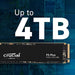 Crucial P3 Plus - SSD - 4 TB - internal - M.2 2280 - PCIe 4.0