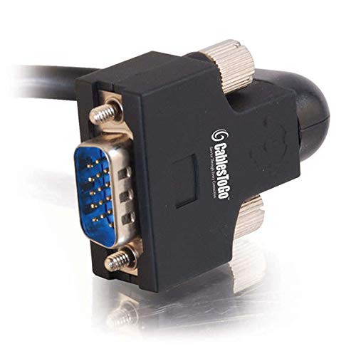 C2G VGA270 UXGA Monitor Extension Cable - VGA extension cable - HD-15 (VGA) (M) to HD-15 (VGA) (F) - 50 cm - thumbscrews