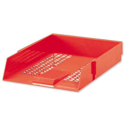 Best Value Whitebox WX10055A Contract Letter Tray - Red