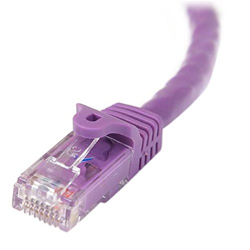 Best Value StarTech.com 7m Purple Cat5e Patch Cable with Snagless RJ45 Connectors - Long Ethernet Cable - 7 m Cat 5e UTP Cable (45PAT7MPL)