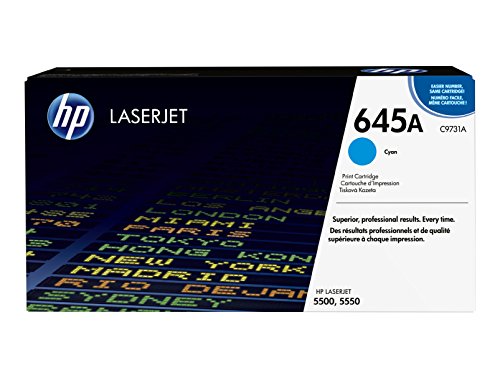 Best Value HP C9731A 645A Original LaserJet Toner Cartridge, Cyan, Pack of 1