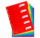 Best Value Exacompta PP Dividers, A4, 5 Parts - Multi-coloured