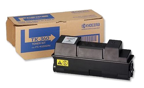 Best Value Kyocera TK-360K Toner Black, Original Premium Cartdrige 1T02J20EUC. Compatible ECOSYS FS-4020DN