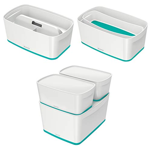 Leitz Mybox Storage Tray Wow White Ice Blue Dd