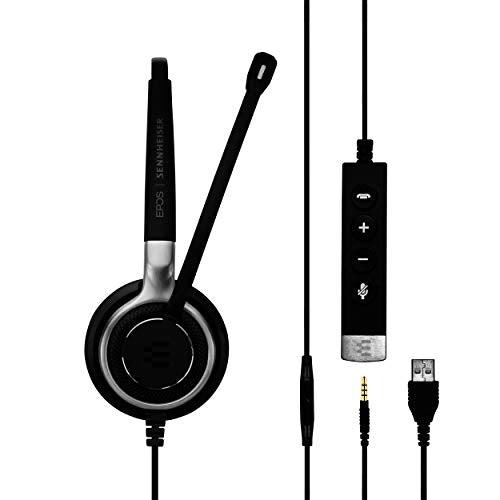 EPOS I SENNHEISER IMPACT SC 635 USB - Headset - on-ear - wired - USB, 3.5 mm jack - black, silver