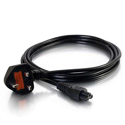 C2G Laptop Power Cord - Power cable - IEC 60320 C5 to BS 1363 (M) - AC 250 V - 2 m - molded - black - United Kingdom