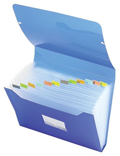 Best Value Multipart Expanding File A4 13 Compartment With Tabs Blue