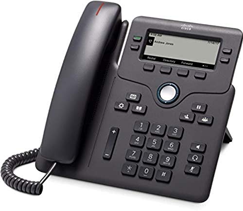 Cisco IP Phone 6841 - VoIP phone - SIP, SRTP - 4 lines - charcoal