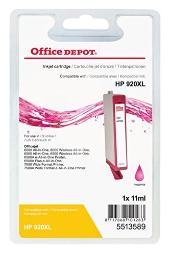 Best Value Compatible HP 920XL Magenta Inkjet Cartridge CD973A