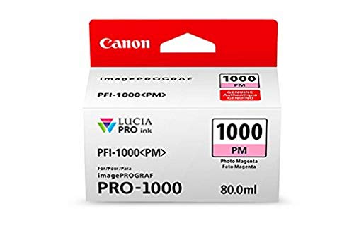 Canon PFI-1000 PM - 80 ml - photo magenta - original - ink tank - for imagePROGRAF PRO-1000