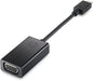 HP - External video adapter - USB-C - D-Sub - black - for Victus by HP 16, Chromebook 14, Chromebook x360, ENVY 17, Pavilion 14, Pavilion x360