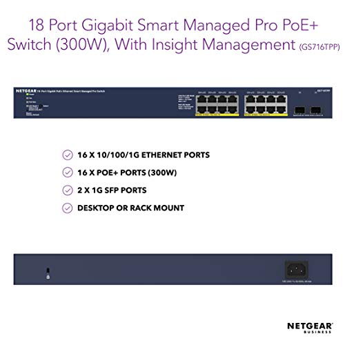 ProSAFE 48-Port Gigabit Smart Switch (With 2x Dedicated SFP Ports & 2x Combo Copper/SFP Ports)