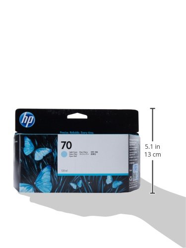 Best Value HP Original No.70 Light Cyan Ink Cart 130ml